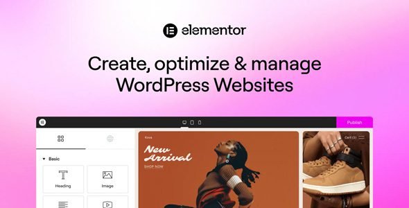 Elementor Pro 4.2.1 – WordPress Page Builder Plugin – Template Kits